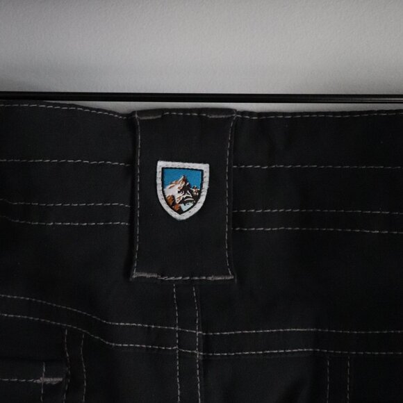 Kuhl Womens Sz 8 Black Convertible Hiking Cargo Pocket Outdoor Shorts Pants - Picture 12 of 16